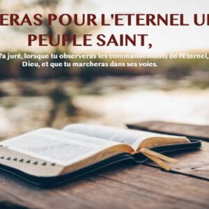 TU SERAS UN PEUPLE SAINT TU SERAS UN PEUPLE SAINT