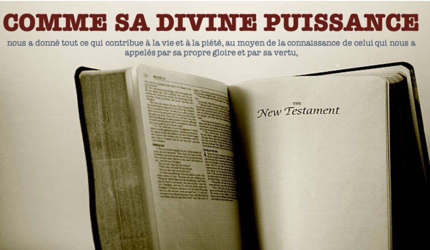COMME SA DIVINE PUISSANCE…