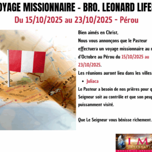 Voyage Missionnaire au Pérou